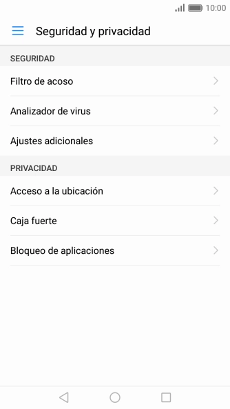 Pulsa Ajustes adicionales.
