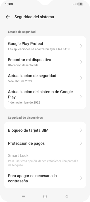 Pulsa Bloqueo de tarjeta SIM.