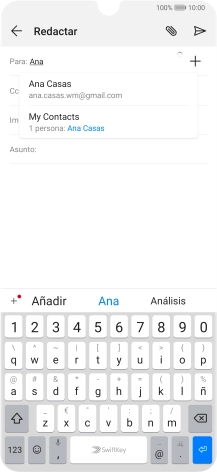 Pulsa el contacto deseado.