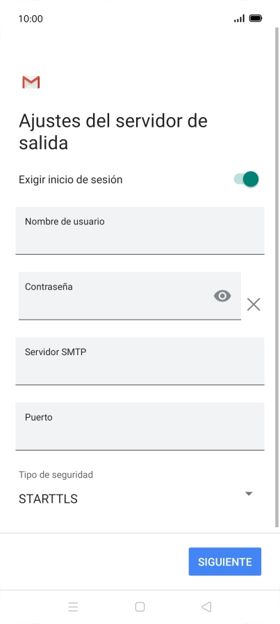 Pulsa el indicador junto a 