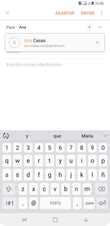 Pulsa el contacto deseado.
