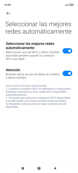 Pulsa el indicador junto a 