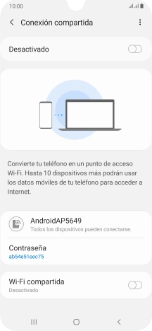 Pulsa el icono de menú.