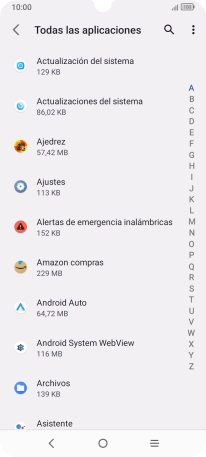 Pulsa la app deseada.