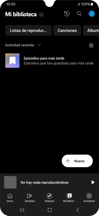 Pulsa la lista desplegable.