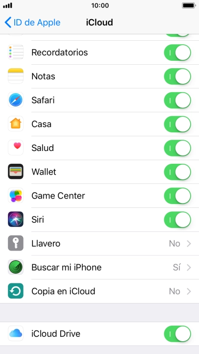 Pulsa el indicador junto a 