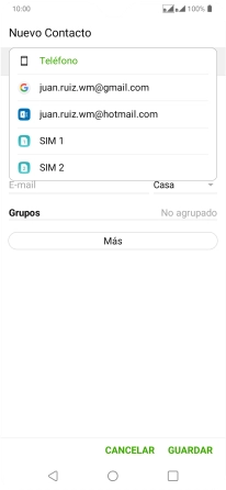 Pulsa Teléfono.