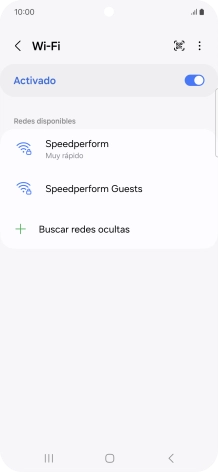 Pulsa la red wifi deseada.
