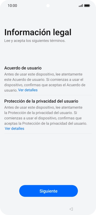 Pulsa Siguiente.