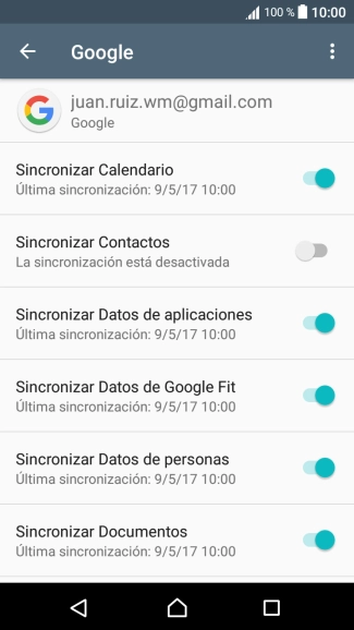 Pulsa el indicador junto a 