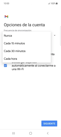 Pulsa el ajuste deseado.