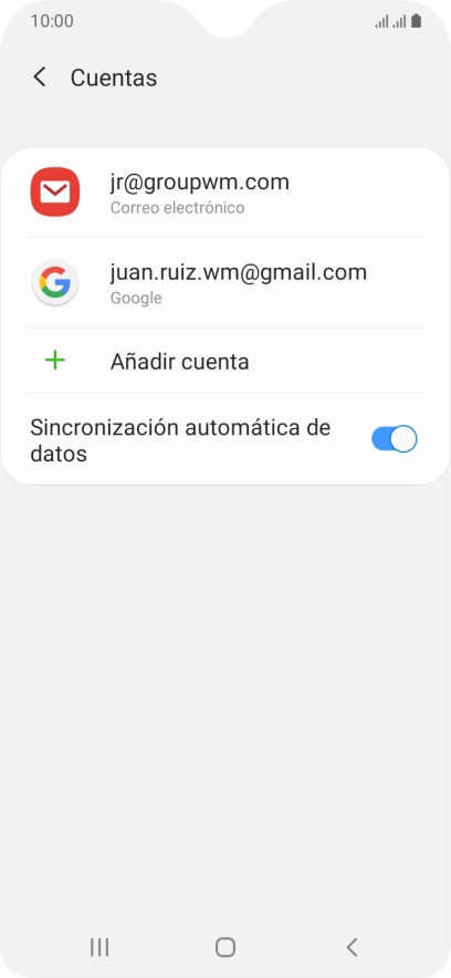Pulsa la tecla de inicio para regresar a la pantalla de inicio.