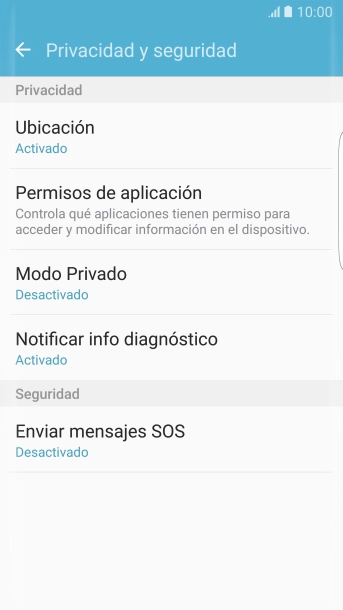 Pulsa Ubicación.