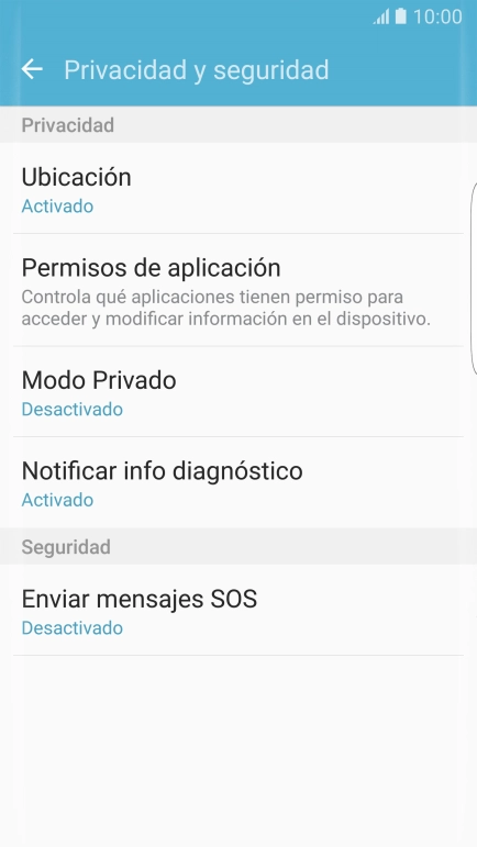 Pulsa Ubicación.