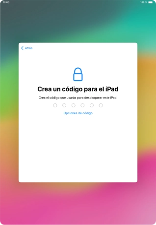Pulsa Opciones de código.