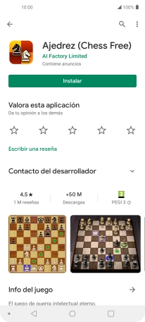 Pulsa la tecla de inicio para terminar y regresar a la pantalla de inicio.
