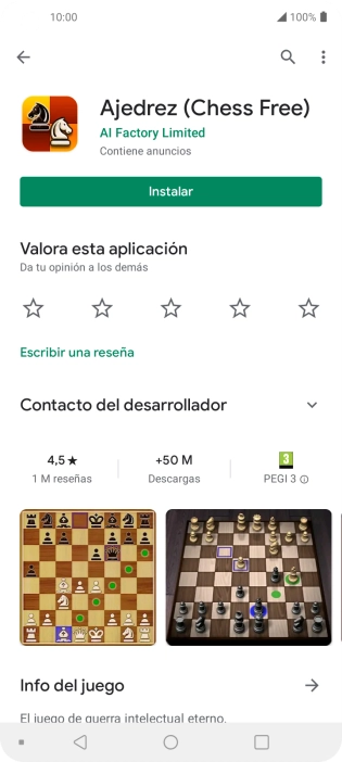 Pulsa la tecla de inicio para terminar y regresar a la pantalla de inicio.
