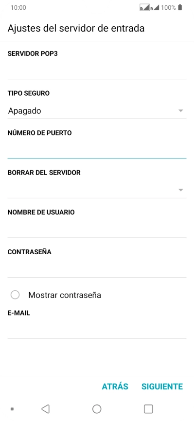 Pulsa la lista desplegable bajo 