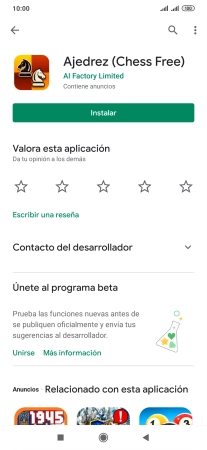 Pulsa la tecla de inicio para terminar y regresar a la pantalla de inicio.