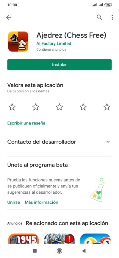 Pulsa la tecla de inicio para terminar y regresar a la pantalla de inicio.