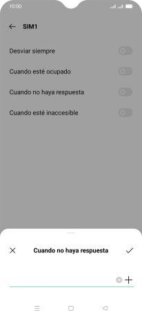 Introduce +34600132000 y pulsa el icono de aceptar.
