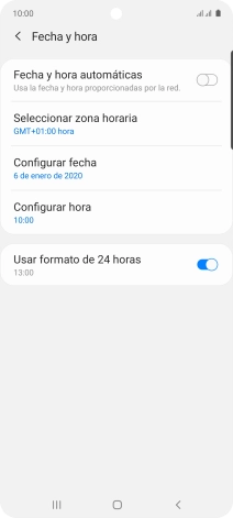 Pulsa el indicador junto a 