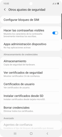Pulsa Configurar bloqueo de SIM.
