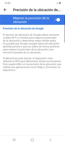 Pulsa el indicador junto a 