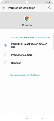 Pulsa el ajuste deseado.
