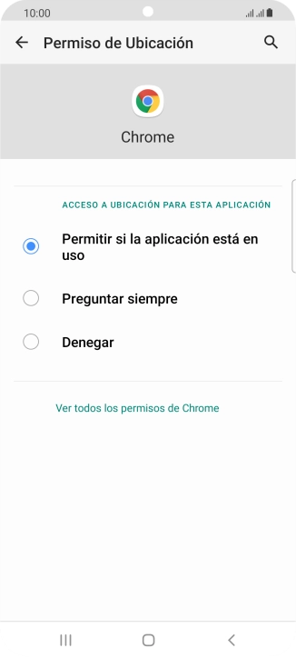 Pulsa el ajuste deseado.