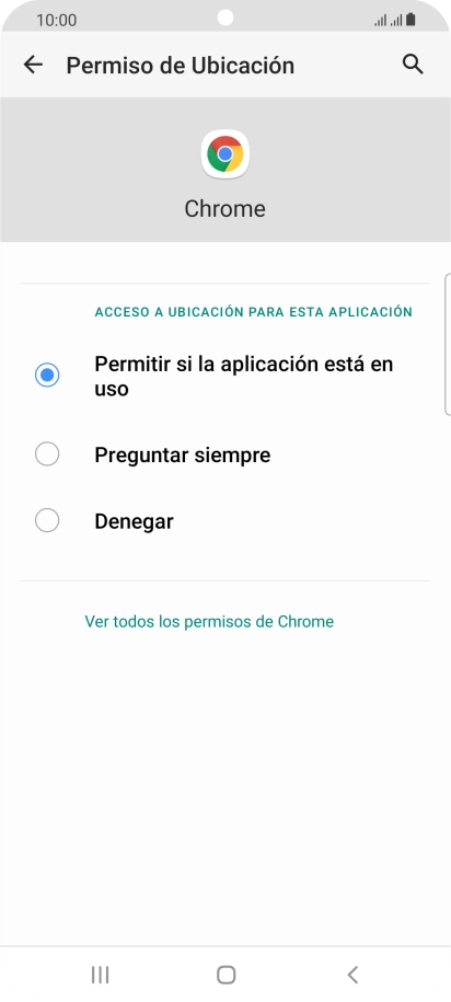 Pulsa el ajuste deseado.