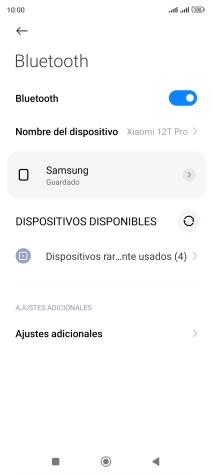 Pulsa la tecla de inicio para terminar y regresar a la pantalla de inicio.