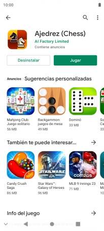 Pulsa la tecla de inicio para terminar y regresar a la pantalla de inicio.