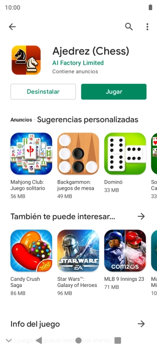 Pulsa la tecla de inicio para terminar y regresar a la pantalla de inicio.
