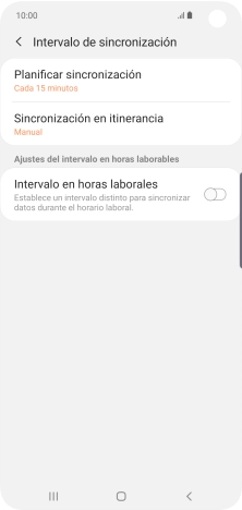 Pulsa Planificar sincronización.