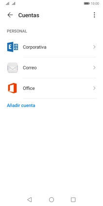 Pulsa el tipo de cuenta deseado.