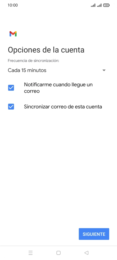 Pulsa la lista desplegable bajo 