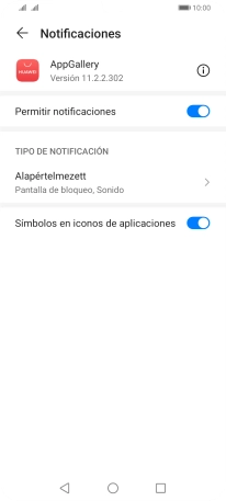 Pulsa el indicador junto a 