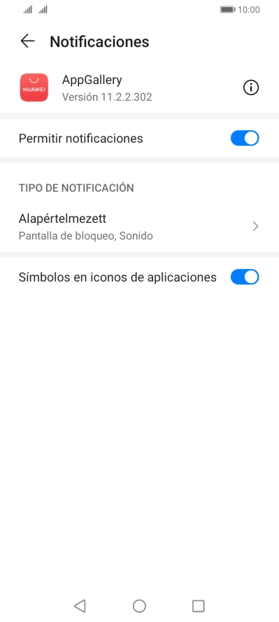 Pulsa el indicador junto a 