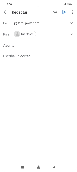 Pulsa Asunto e introduce el asunto deseado.