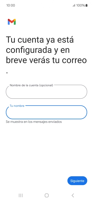 Pulsa Siguiente.