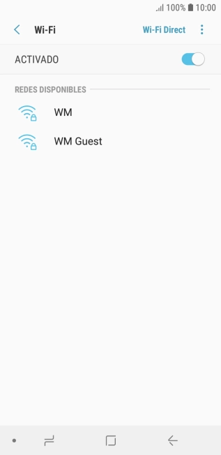 Pulsa el icono de menú.