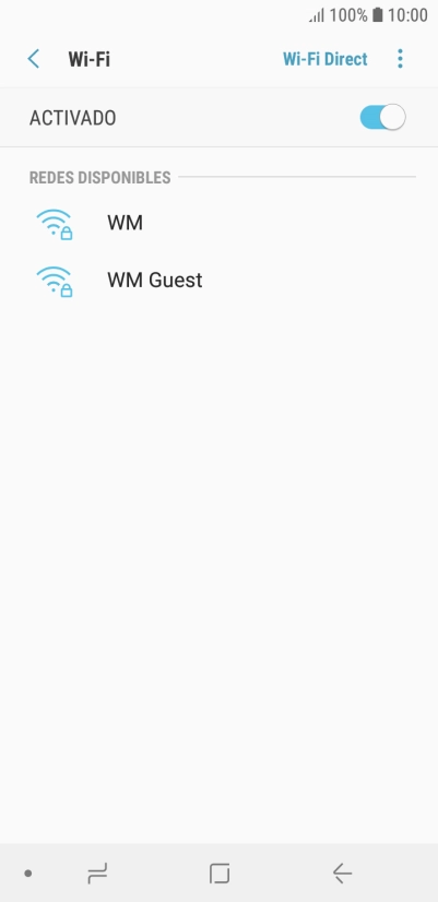 Pulsa el icono de menú.