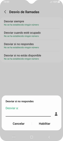 Introduce +34600132000 y pulsa Habilitar.