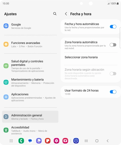 Pulsa el indicador junto a 