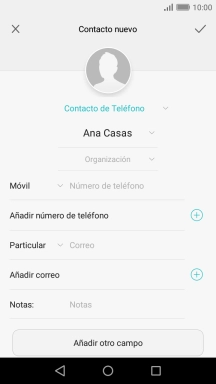 Pulsa Número de teléfono e introduce el número de teléfono deseado.