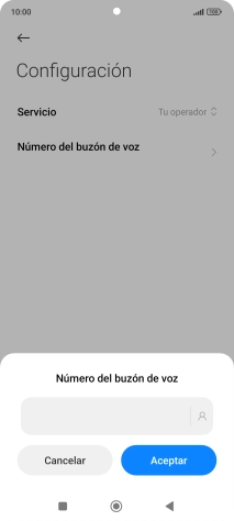 Introduce 22177 y pulsa Aceptar.