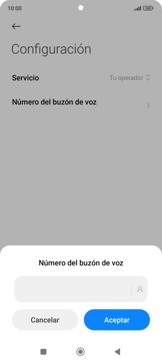 Introduce 22177 y pulsa Aceptar.