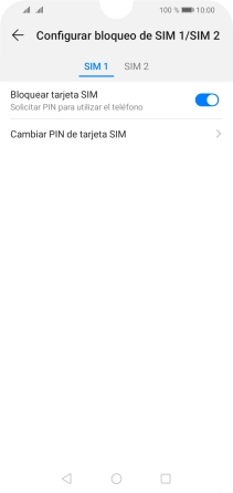Pulsa la tarjeta SIM deseada.