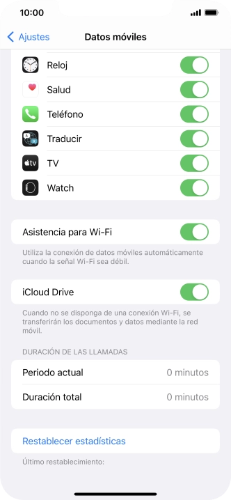 Pulsa el indicador junto a 
